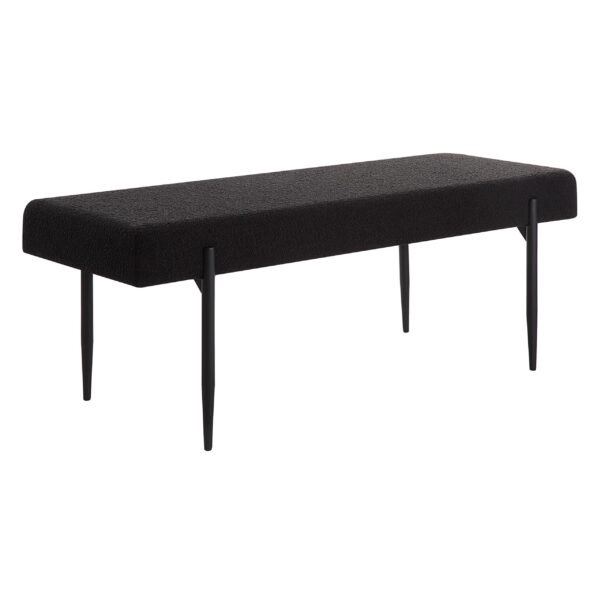 Renwil Lowe CHA100 Bench in Black - product gallery image 2