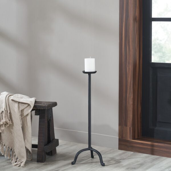 Renwil Agra Floor Candle Holder CAN188 — styled room view