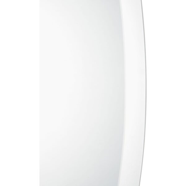 Renwil Yen Beveled Frameless Oval Wall Mirror MT638 - close-up of polished beveled glass edge