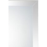 Renwil Vogue Beveled Frameless Square Wall Mirror MT639 - close-up of polished corner