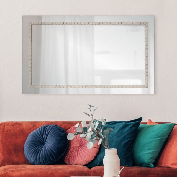 Renwil Shanton Satin Nickel Wall Mirror MT1123 — official product view 4