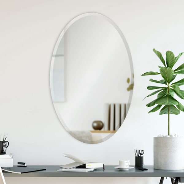 Renwil Frances Oval Beveled Wall Mirror MT1552 — official product view 2