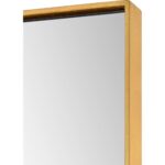 Renwil Crosland Gold Leaf Full Length Mirror MT2056 — gold-leaf frame corner detail