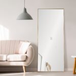 Renwil Crosland Gold Leaf Full Length Mirror MT2056 — room setting