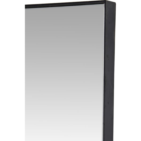 Renwil Trilo Matte Black Full Length Mirror MT2098 - matte black frame corner detail
