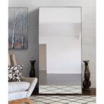 Renwil Trilo Matte Black Full Length Mirror MT2098 - full-length mirror in a room setting