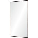 Renwil Anjalina Dark Chestnut Full Length Mirror MT2148 - angled full mirror view
