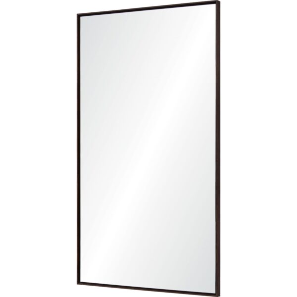 Renwil Anjalina Dark Chestnut Full Length Mirror MT2148 - angled full mirror view