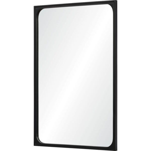 Renwil Sorella Black Basswood Wall Mirror MT2151 - angled full mirror view