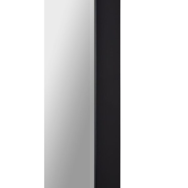 Renwil Delacorte Black Foil Full Length Mirror MT2403 - wide black frame side profile