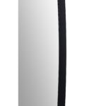 Renwil Bergen Matte Black Iron Wall Mirror MT2449 - slim black frame side profile
