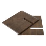 Renwil Ocra Wood Book Holder — separate panels showing the knock-down construction