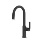 Riobel Authentica Bar/Food Prep Kitchen Faucet With C-Spout — Black