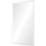Renwil Bjorn Beveled Frameless Rectangular Wall Mirror MT641 - angled view of glass bevel