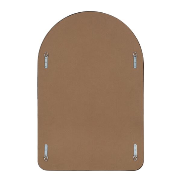 Renwil Cassis Polished Nickel Arch Wall Mirror MT2725 - rear view showing up-and-down mounting points