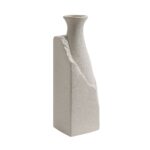Renwil Adonia Textured Cream Ceramic Vase — product detail view 3