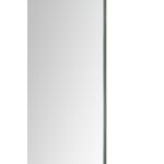 Renwil Salta Frameless Oval Wall Mirror MT2496 - polished glass edge detail