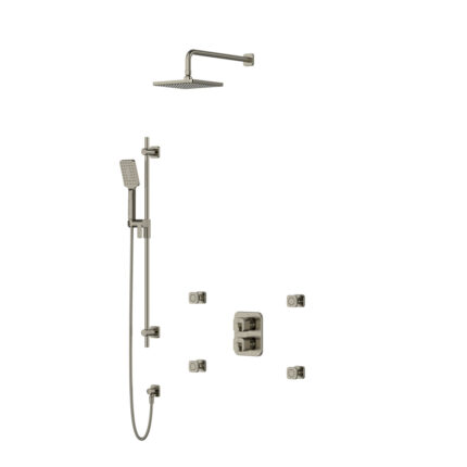 Riobel Equinox Shower Kit 446 — Brushed Nickel