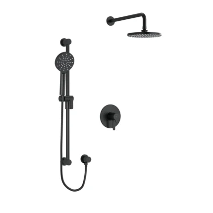Riobel Nibi Shower Kit 323 Trim — Black