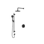 Riobel Momenti Shower Kit 323 Trim — Black