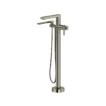 Riobel Manifesto Thermostatic Single Hole Floor Mount Tub Filler Trim — Brushed Nickel