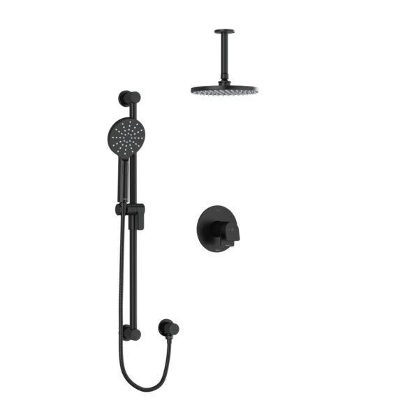 Riobel Ode Shower Kit 323 Trim — Black