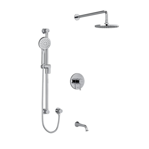 Riobel Edge Shower Kit 1345 Trim — Chrome