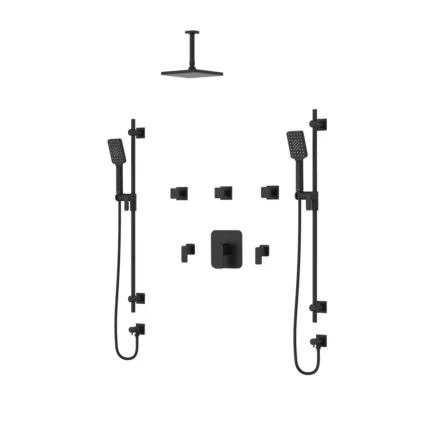 Riobel Equinox Shower Kit 6513 Trim — Black
