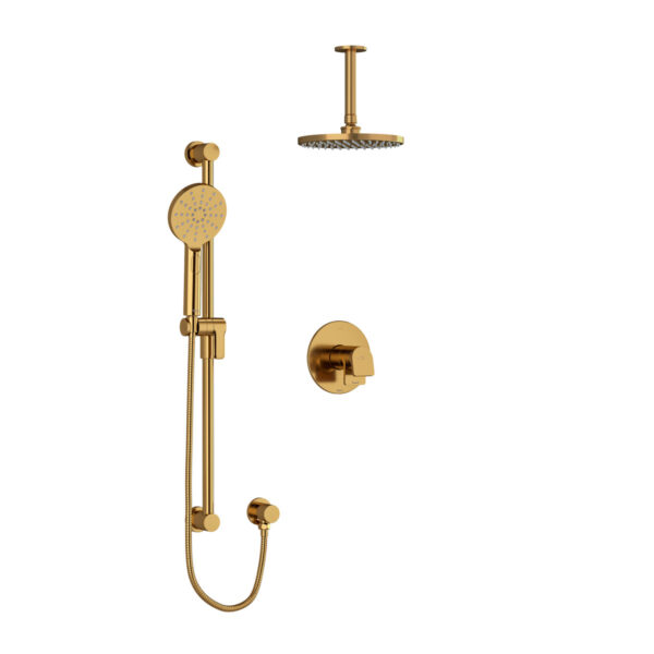 Riobel Ode Shower Kit 323 Trim — Brushed Gold
