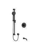 Riobel Edge Shower Kit 1244 Trim — Black
