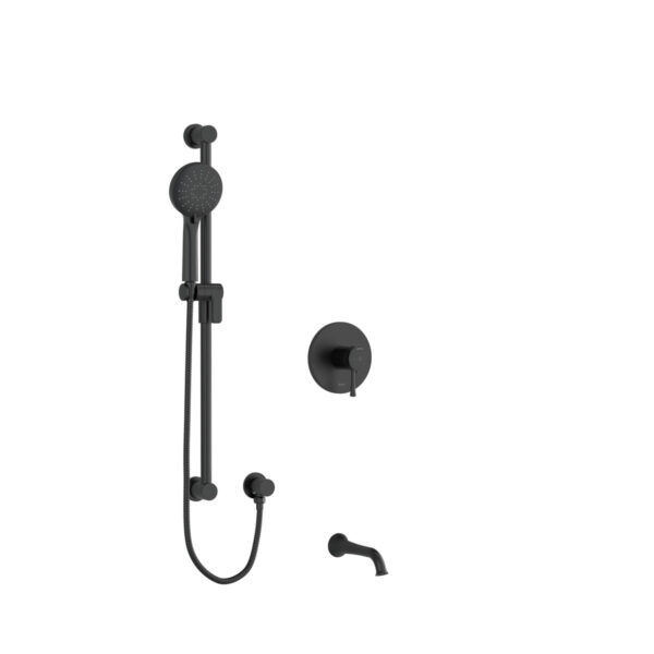 Riobel Edge Shower Kit 1244 Trim — Black