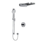 Riobel Riu Shower Kit 2745 — Knurled Handle — Chrome