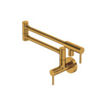 Riobel Azure Pot Filler — Brushed Gold