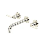 Riobel Authentica Wall Mount Lavatory Faucet Trim — Polished Nickel