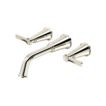 Riobel Momenti Wall Mount Tub Filler Trim — Polished Nickel