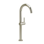 Riobel Riu Single Handle Tall Lavatory Faucet — Polished Nickel — Smooth Lever