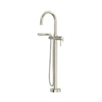 Riobel Authentica Thermostatic Single Hole Floor Mount Tub Filler Trim — Polished Nickel
