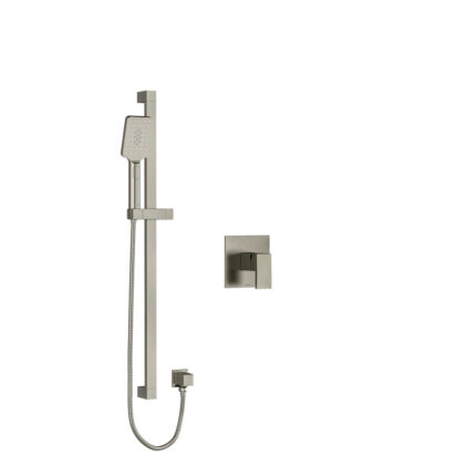 Riobel Reflet Pressure Balance Handshower System — Brushed Nickel