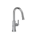 Riobel Trattoria Pull-Down Touchless Kitchen Faucet With C-Spout — Chrome