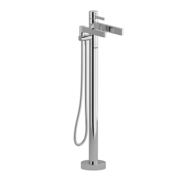 Riobel Paradox floor-mount tub filler in Chrome