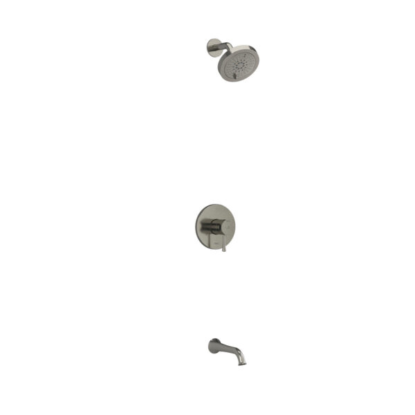 Riobel Edge Shower Kit 4744 — Brushed Nickel