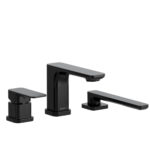 Riobel Equinox 3-Hole Deck Mount Tub Filler Trim — Black