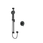 Riobel Nibi Pressure Balance Handshower System — Black