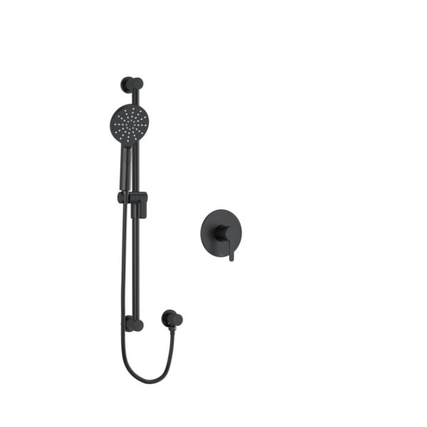 Riobel Nibi Pressure Balance Handshower System — Black