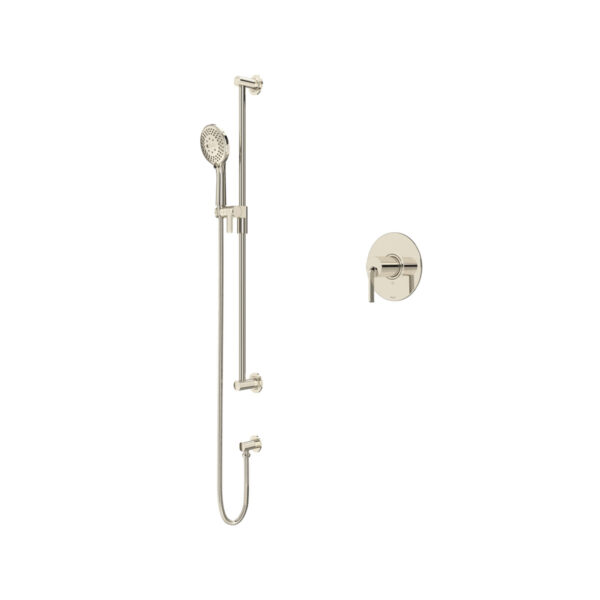 Riobel Authentica Pressure Balance Handshower System — Polished Nickel