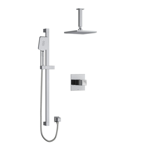 Riobel Reflet Shower Kit 323 Trim — Chrome