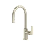 Riobel Arca Pull-Down Kitchen Faucet With Single Spray — Stainless Steel