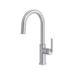 Riobel Authentica Pull-Down Kitchen Faucet With Single Spray — Stainless Steel