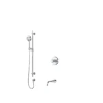 Riobel Momenti Shower Kit 1244 Trim — Chrome