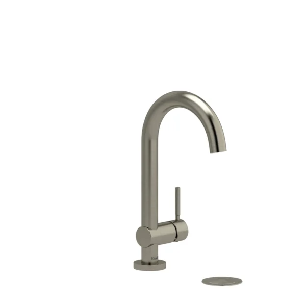 Riobel Riu Single Handle Lavatory Faucet — Brushed Nickel — Smooth Lever